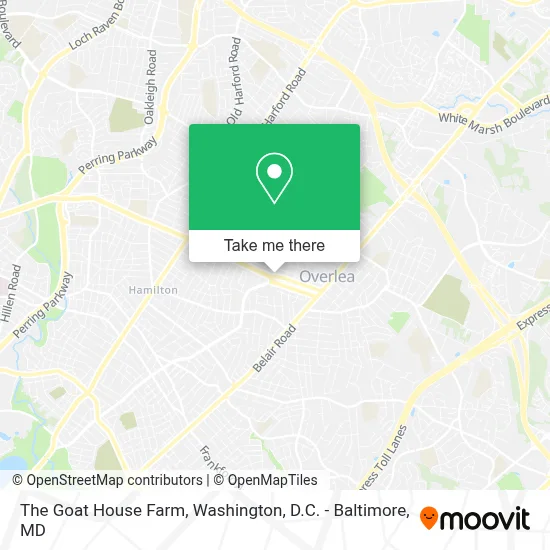 The Goat House Farm map