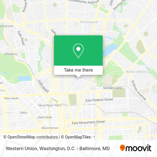 Western Union map