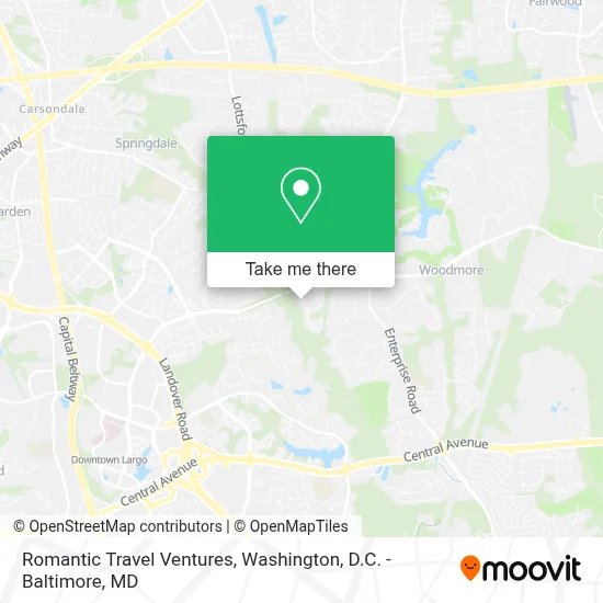 Romantic Travel Ventures map
