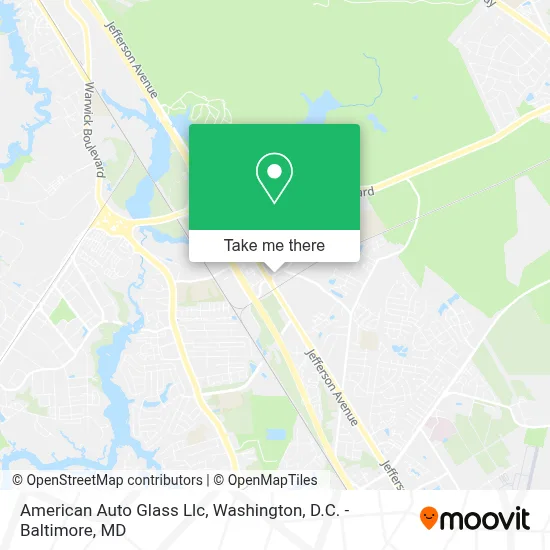 American Auto Glass Llc map