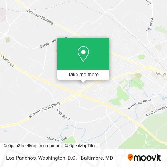 Los Panchos map