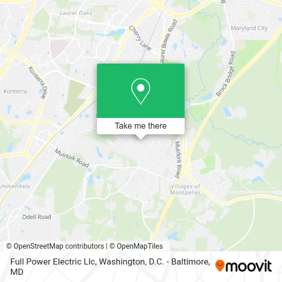 Full Power Electric Llc map