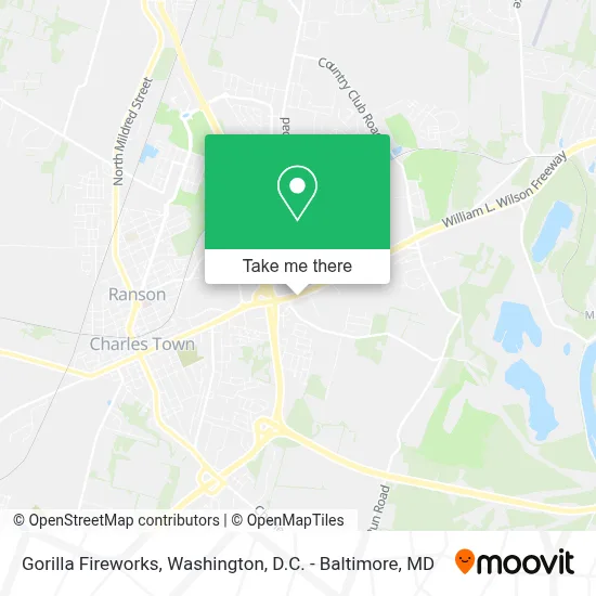 Gorilla Fireworks map