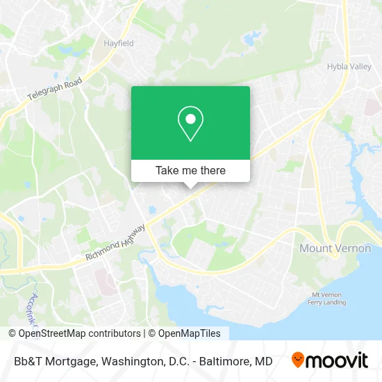 Bb&T Mortgage map