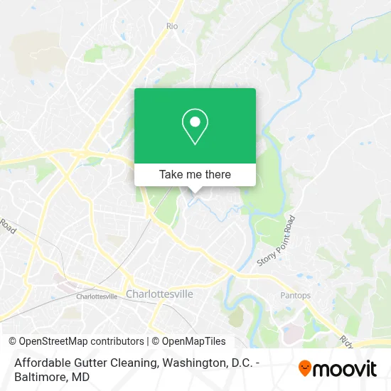 Affordable Gutter Cleaning map