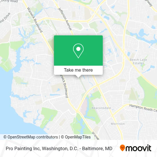 Pro Painting Inc map