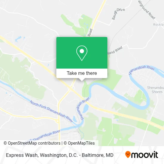 Express Wash map