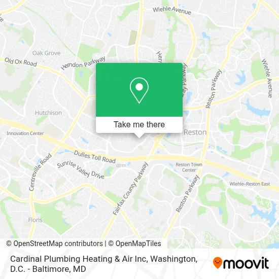 Cardinal Plumbing Heating & Air Inc map