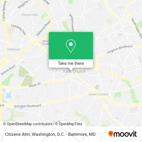 Citizens Atm map