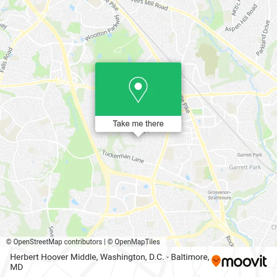 Herbert Hoover Middle map