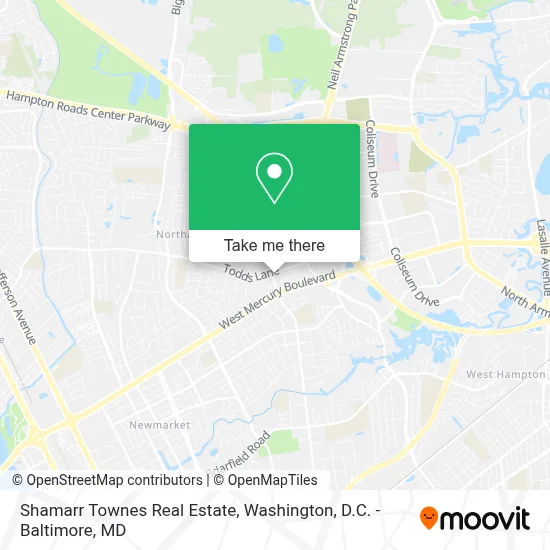 Shamarr Townes Real Estate map