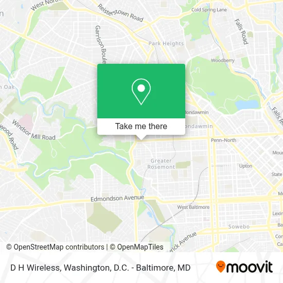 D H Wireless map