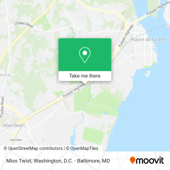 Miss Twist map