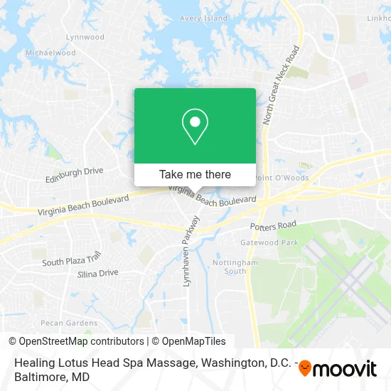 Healing Lotus Head Spa Massage map