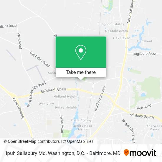 Ipuh Salisbury Md map