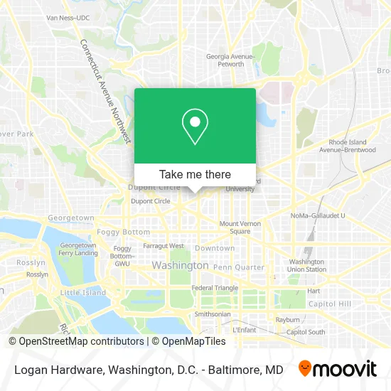 Logan Hardware map