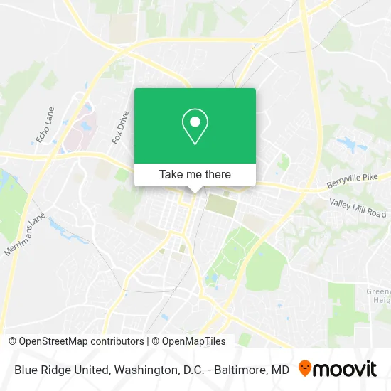 Blue Ridge United map