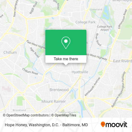 Hope Honey map