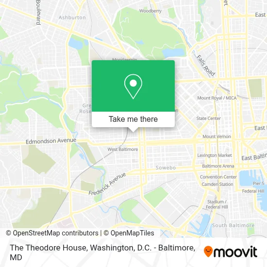 The Theodore House map
