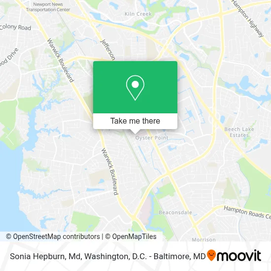 Sonia Hepburn, Md map