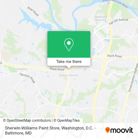 Sherwin-Williams Paint Store map