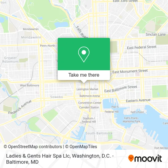 Ladies & Gents Hair Spa Llc map