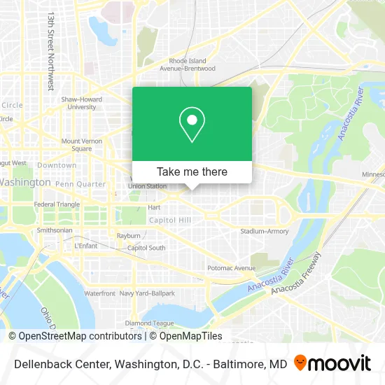 Dellenback Center map