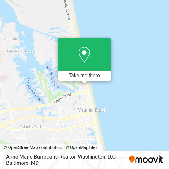 Anne Marie Burroughs-Realtor map
