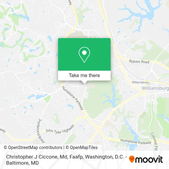 Christopher J Ciccone, Md, Faafp map