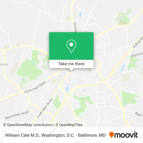 William Cale M.D. map