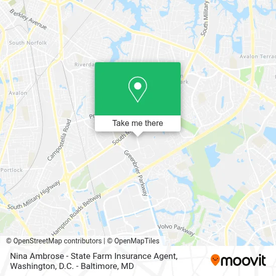 Nina Ambrose - State Farm Insurance Agent map