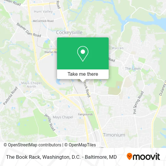 The Book Rack map