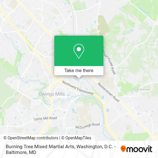 Burning Tree Mixed Martial Arts map