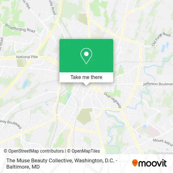 The Muse Beauty Collective map
