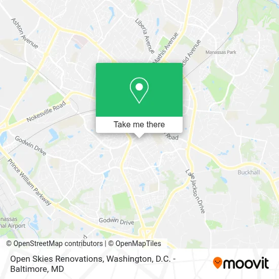 Open Skies Renovations map