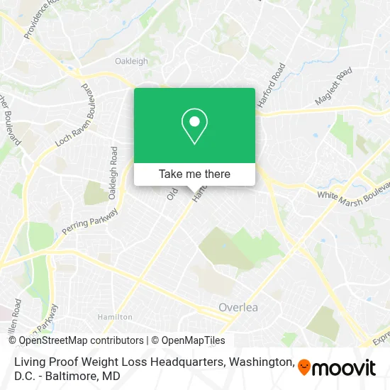 Living Proof Weight Loss Headquarters map