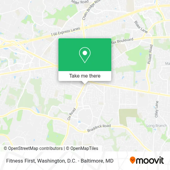 Fitness First map