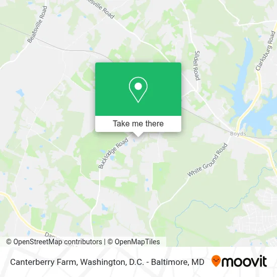 Canterberry Farm map