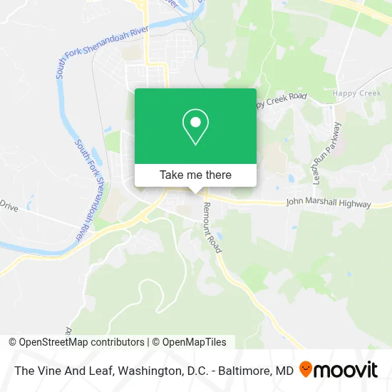 The Vine And Leaf map