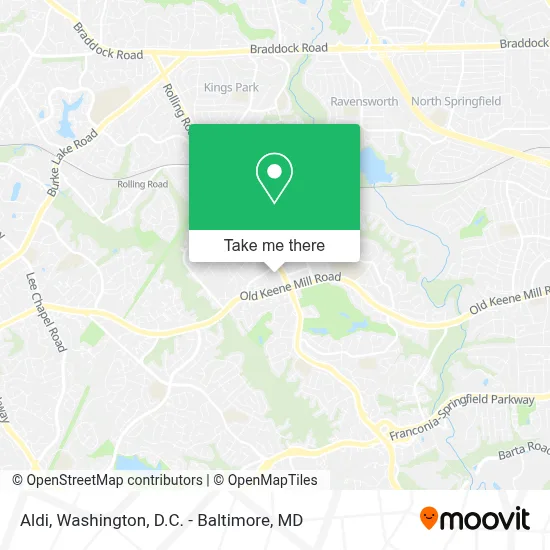 Aldi map