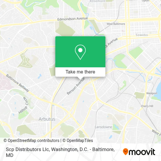 Scp Distributors Llc map