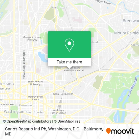 Carlos Rosario Intl Pb map