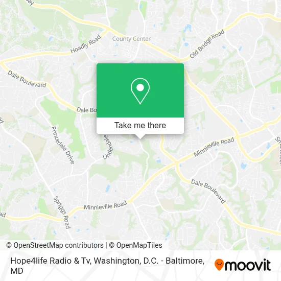 Hope4life Radio & Tv map
