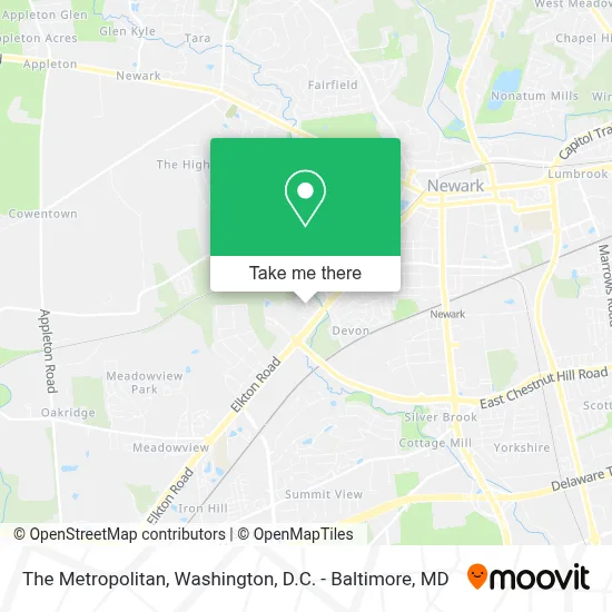 The Metropolitan map