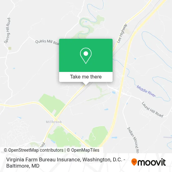Virginia Farm Bureau Insurance map