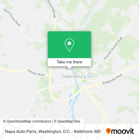 Napa Auto Parts map