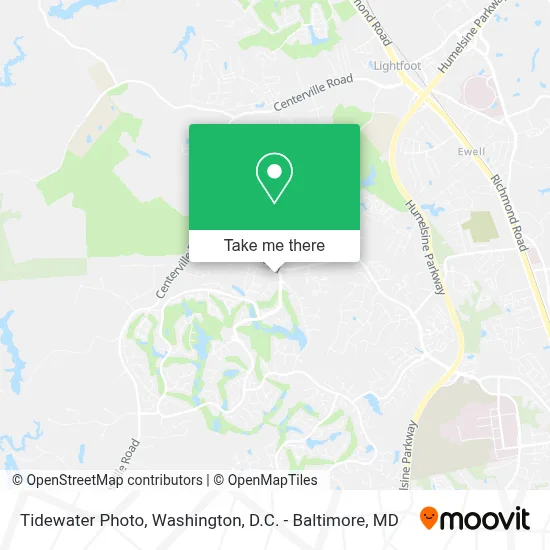 Tidewater Photo map