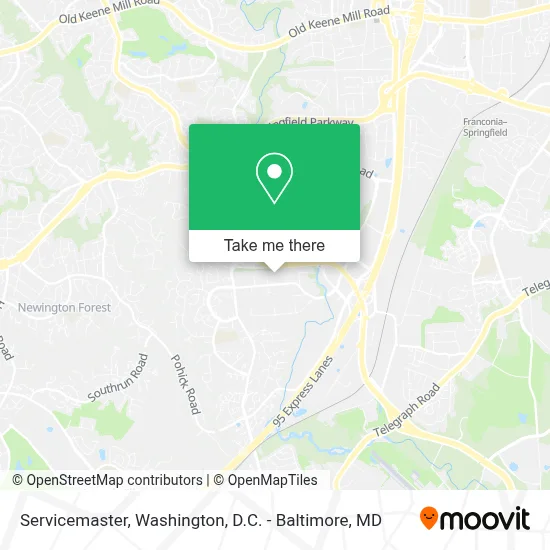 Servicemaster map
