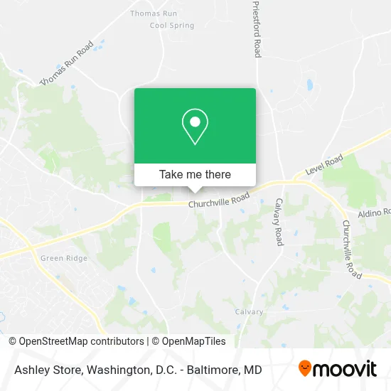 Ashley Store map