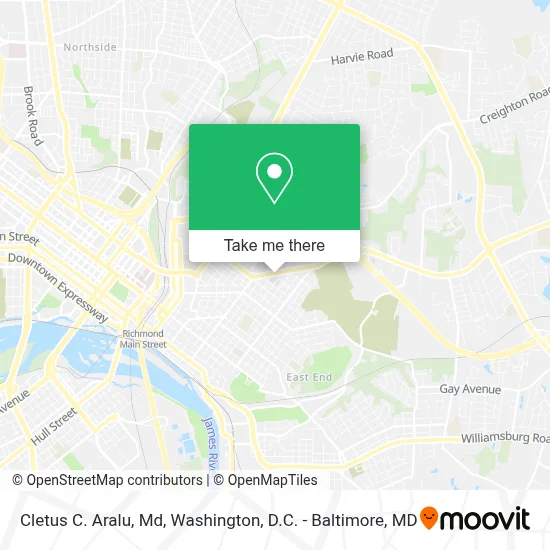 Cletus C. Aralu, Md map